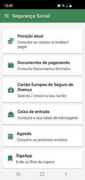 Segurança Social  Screenshot 2