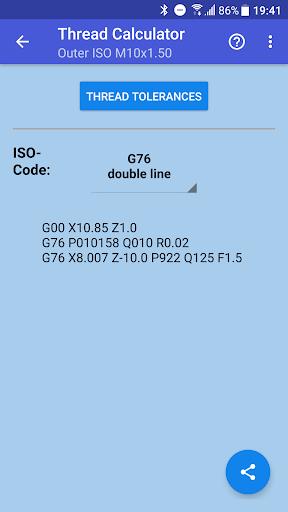 Thread calculator  Screenshot 4