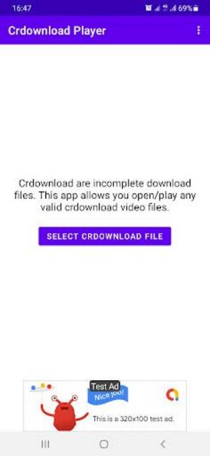 Crdownload File Opener & Playe  Screenshot 2