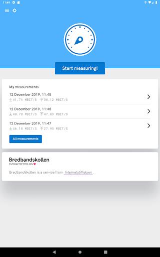 Bredbandskollen  Screenshot 1