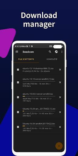 Beedown - Downloader & Browser  Screenshot 1