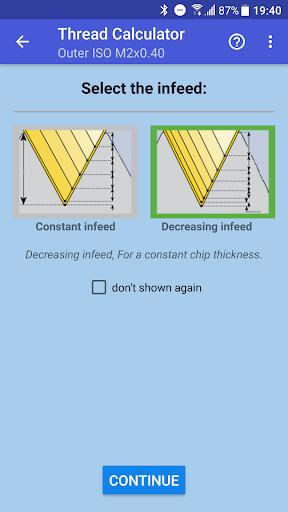 Thread calculator  Screenshot 3