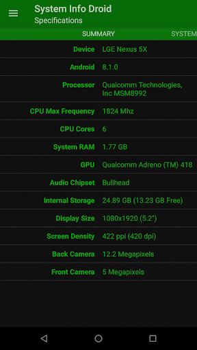 System Info Droid  Screenshot 1