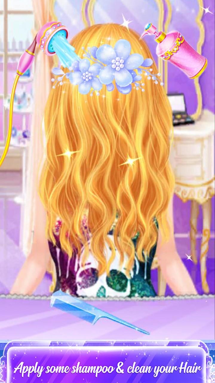 Braided MakeUp Hair Salon Game  Screenshot 2