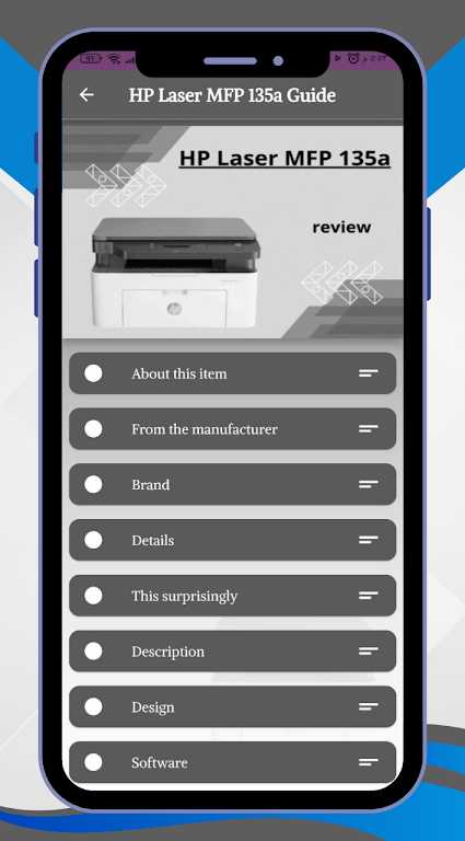 HP Laser MFP 135a Guide  Screenshot 2