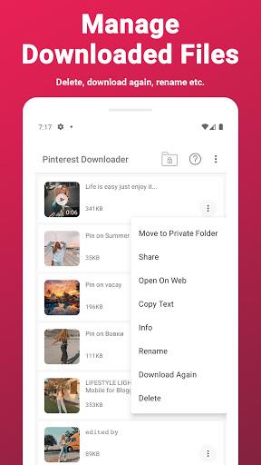 Video Downloader For Pinterest  Screenshot 4