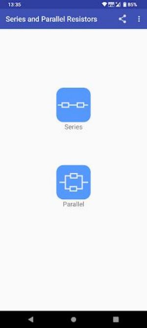 Series/Parallel Resistors  Screenshot 1