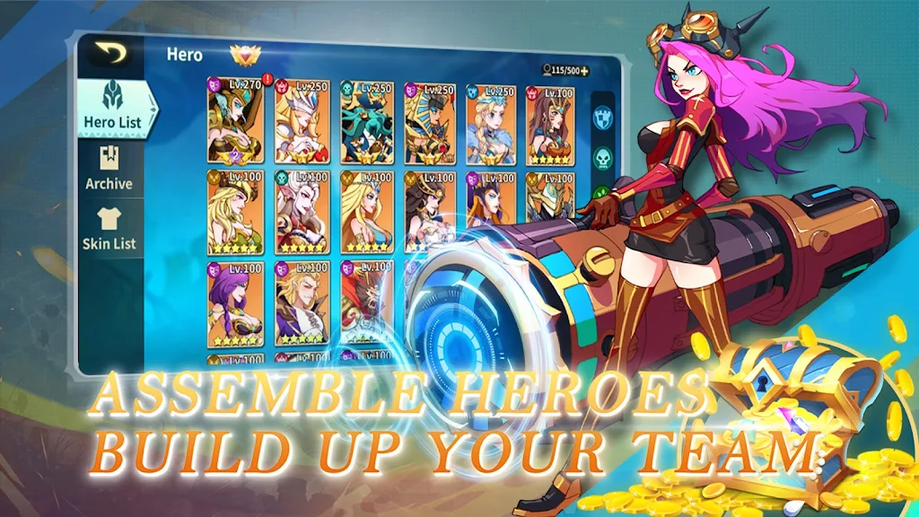 Magic Hero War ：IDLE 1k summon  Screenshot 3