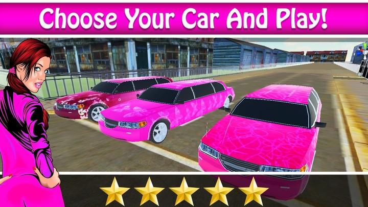 Pink Lady Limo Taxi Driver Go  Screenshot 3