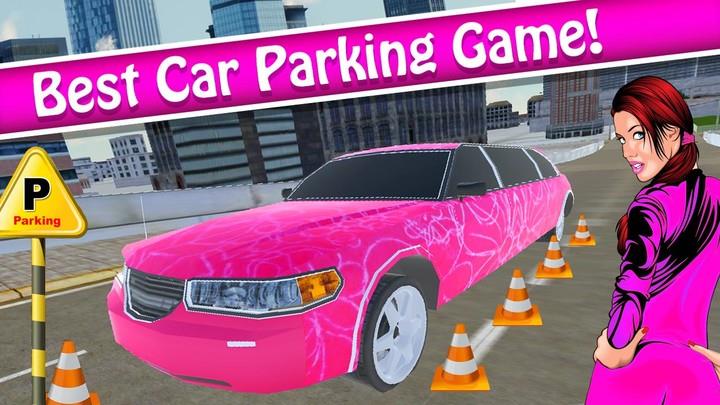 Pink Lady Limo Taxi Driver Go  Screenshot 1