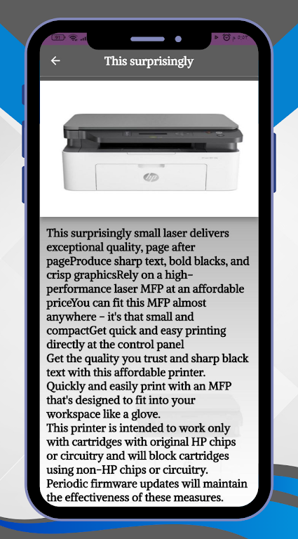 HP Laser MFP 135a Guide  Screenshot 1