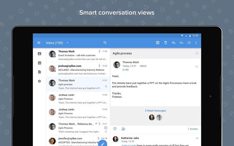 Zoho Mail - Email and Calendar  Screenshot 15