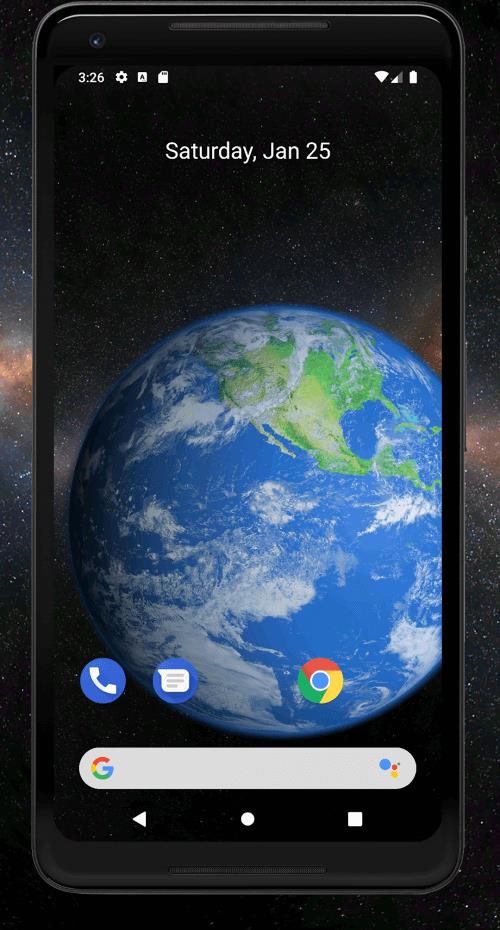 Earth 3D Live Wallpaper  Screenshot 3