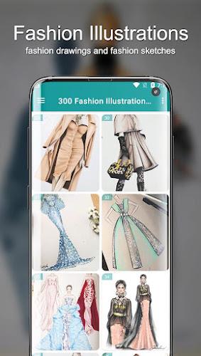 300 Fashion Illustrations  Screenshot 3