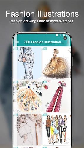 300 Fashion Illustrations  Screenshot 14