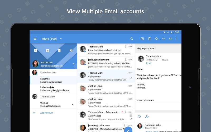 Zoho Mail - Email and Calendar  Screenshot 14