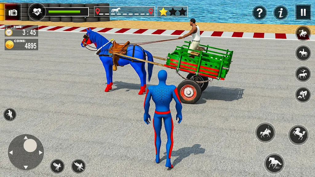 Crazy Spider Horse Riding Game  Screenshot 2