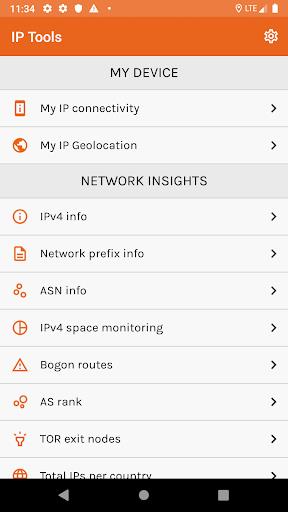 IP Tools: Network Intelligence  Screenshot 1