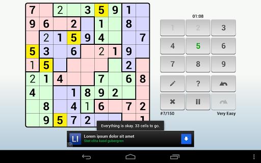 Andoku Sudoku 2 Free  Screenshot 2