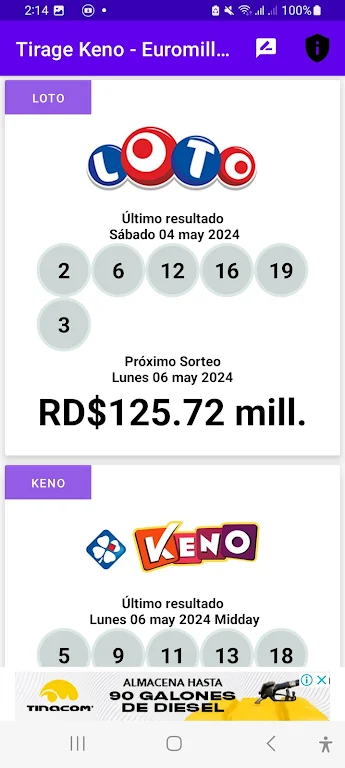 Tirage Keno - Euromillion  Screenshot 2