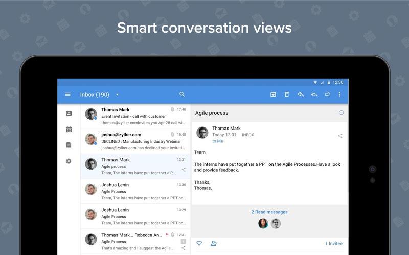 Zoho Mail - Email and Calendar  Screenshot 10
