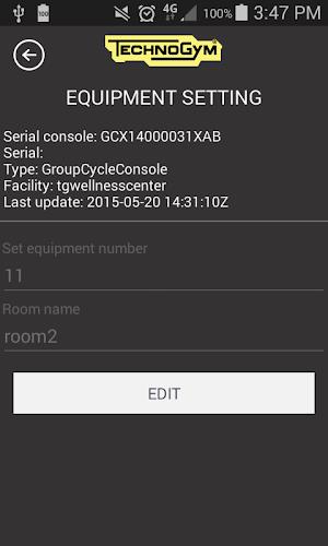 Technogym Equipment Setup  Screenshot 6