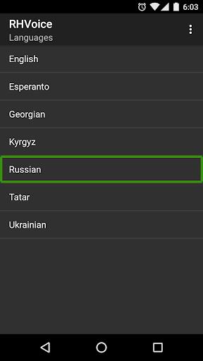 RHVoice  Screenshot 1