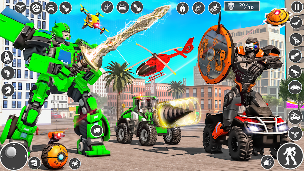 Multi Robot Car Transform Game  Screenshot 4