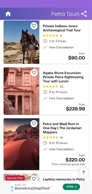 Petra Tours  Screenshot 4