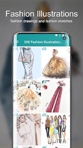 300 Fashion Illustrations  Screenshot 9