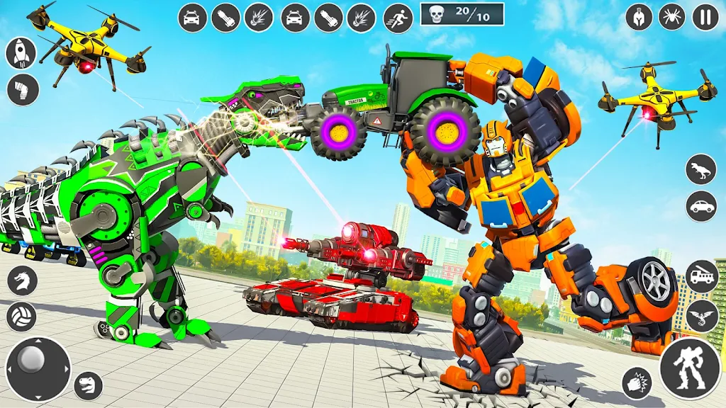 Multi Robot Car Transform Game  Screenshot 3