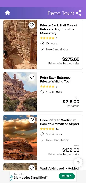 Petra Tours  Screenshot 3