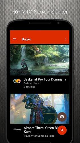 Bugko - MTG Companion App  Screenshot 1