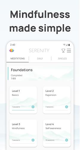 Serenity: Guided Meditation  Screenshot 2