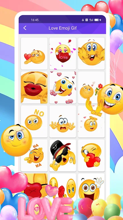 WASticker Love Rose Emoji GIF  Screenshot 2