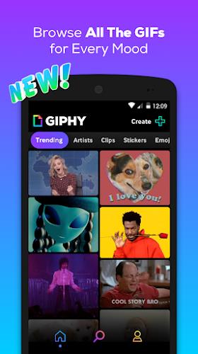 GIPHY: GIF & Sticker Keyboard  Screenshot 1