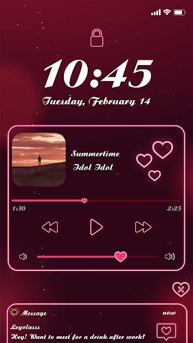 Wow Valentine Neon Icon Pack  Screenshot 11