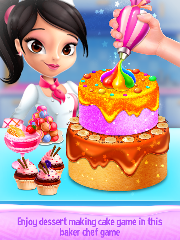 Cake Making Bakery Chef Game  Screenshot 1