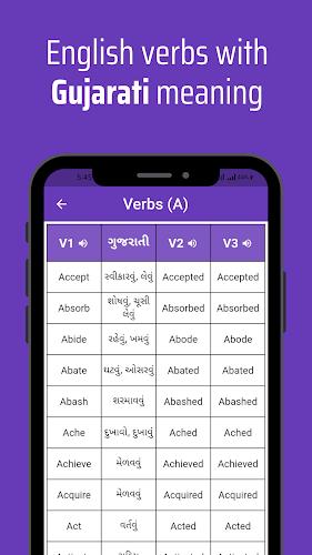 Verbs Gujarati  Screenshot 3