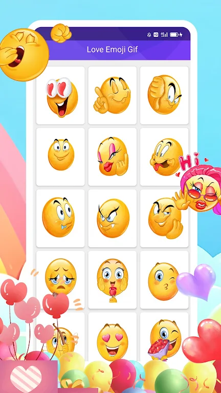 WASticker Love Rose Emoji GIF  Screenshot 3