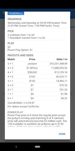 Mega Millions & Powerball  Screenshot 3