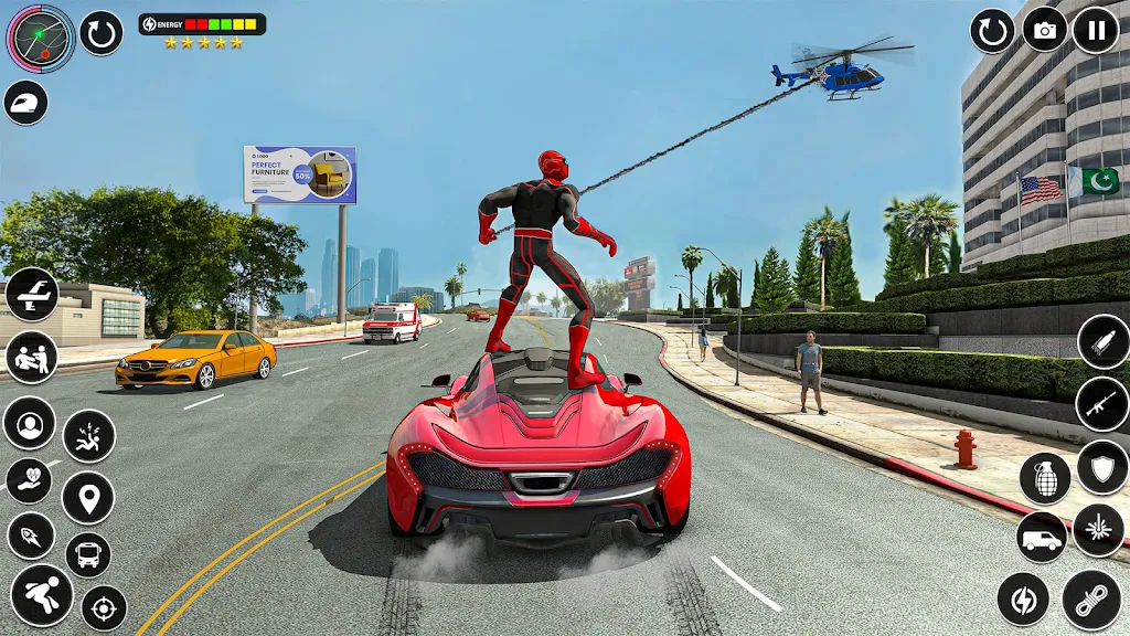 Spider Rope Games - Crime Hero  Screenshot 1