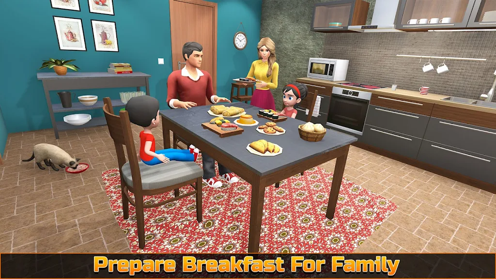 Virtual Mom Family Life Sim 3D  Screenshot 4