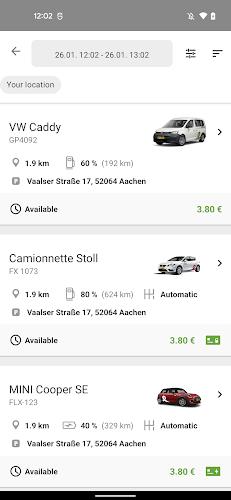 FLEX Carsharing  Screenshot 4