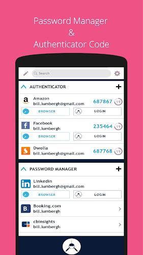 SAASPASS Authenticator 2FA App  Screenshot 1