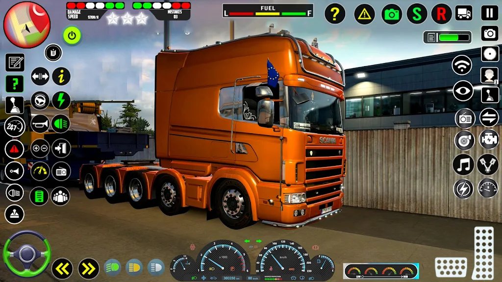 US Truck Driving 3D Truck Game  Screenshot 1