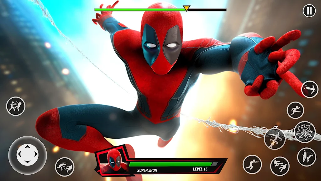 Spider Fighter Crime Hero Game  Screenshot 2