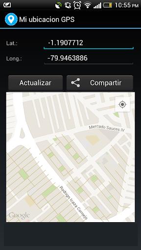 Mi ubicacion GPS  Screenshot 1