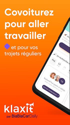 Klaxit - Covoiturage quotidien  Screenshot 1