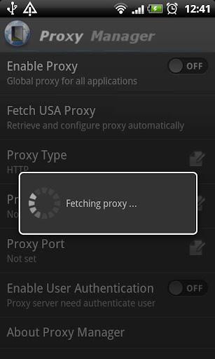 Proxy Manager  Screenshot 2